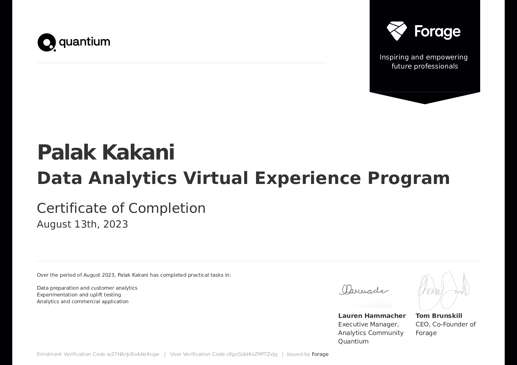 Certification 3